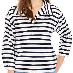 J Crew Snap Neck Pullover, size medium